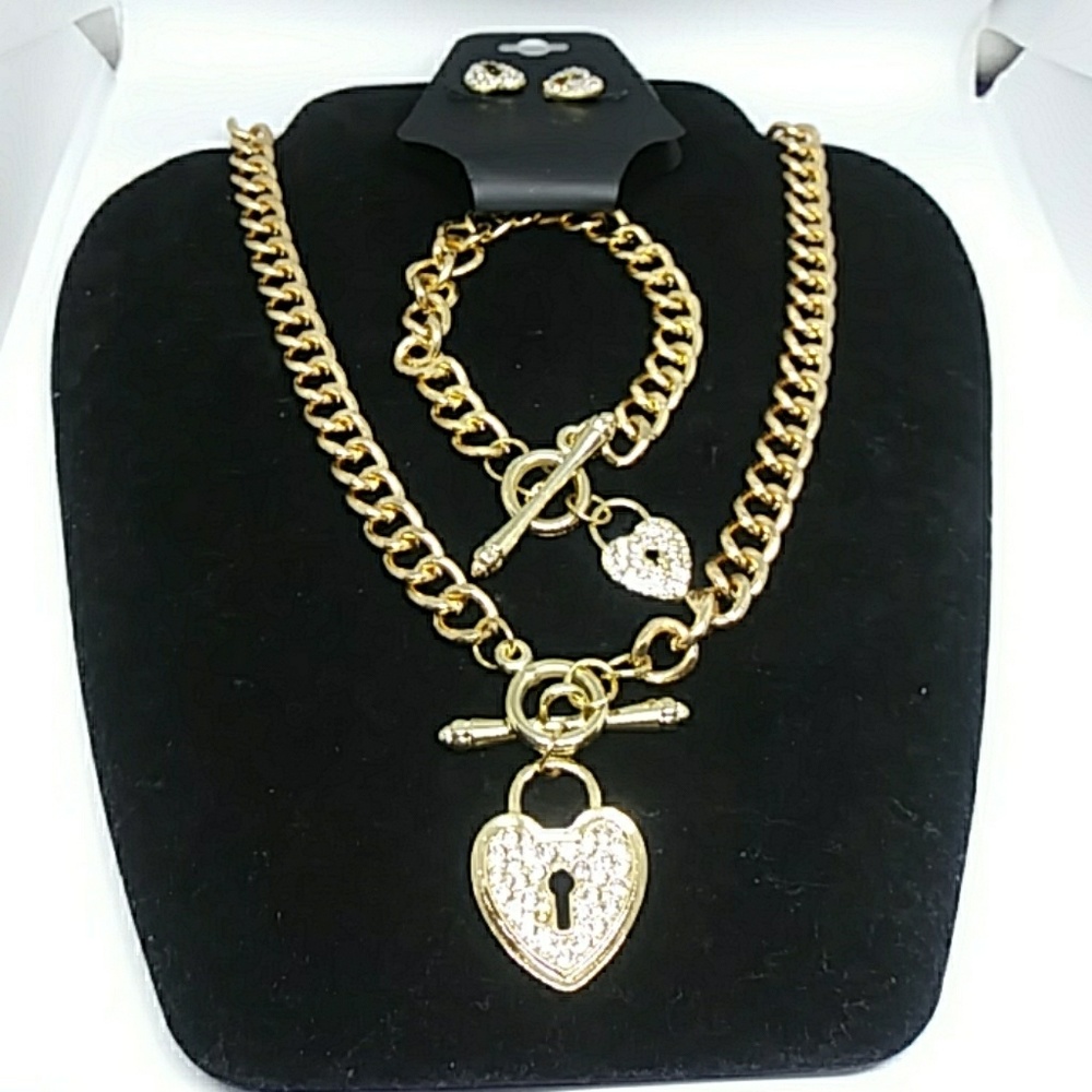 2pc Necklace and Bracelet Set